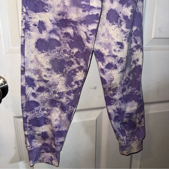 Purple Tie-Dye Kids Joggers - Picture 3 of 4